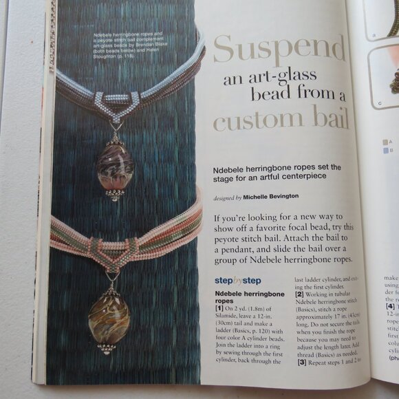 Bead and Button Magazine Creative Ideas For The Art of Beads Jewelry June 2007 - Picture 12 of 13